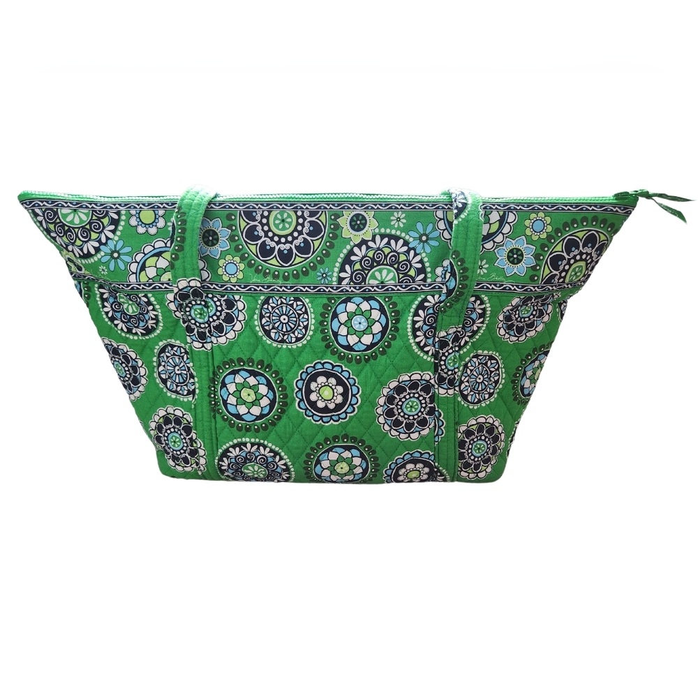 Vera Bradley Cupcakes Green Miller Bag